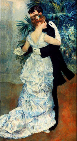 Gemaelde Auguste Renoir - Der Tanz in der Stadt